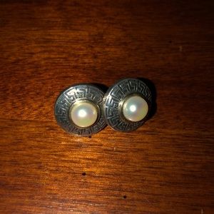 Pearl Embellished Earrings